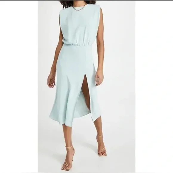 amanda uprichard green and white dress Sleeveless Mini Courtney Dress in Ivory Tweed | XL